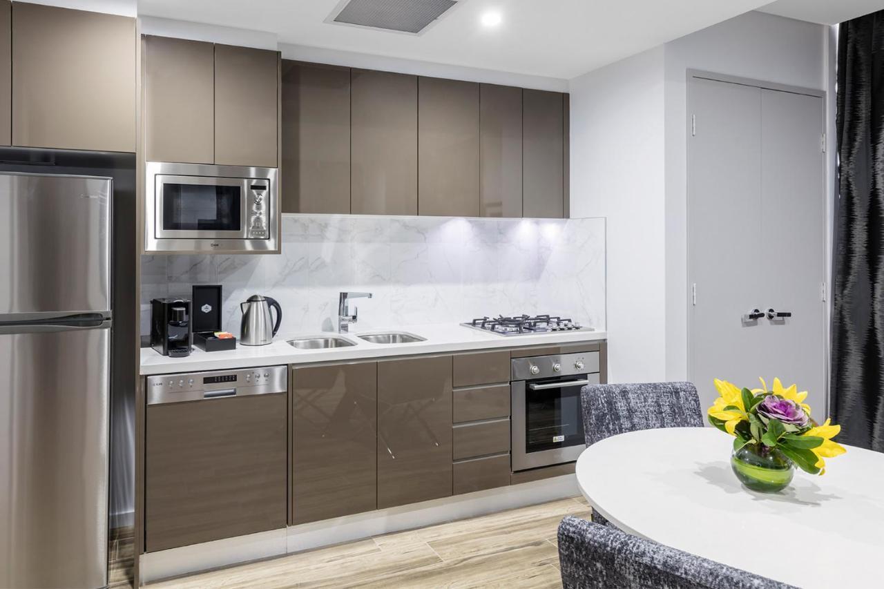 Meriton Suites Mascot Central Sydney Eksteriør bilde Kitchen